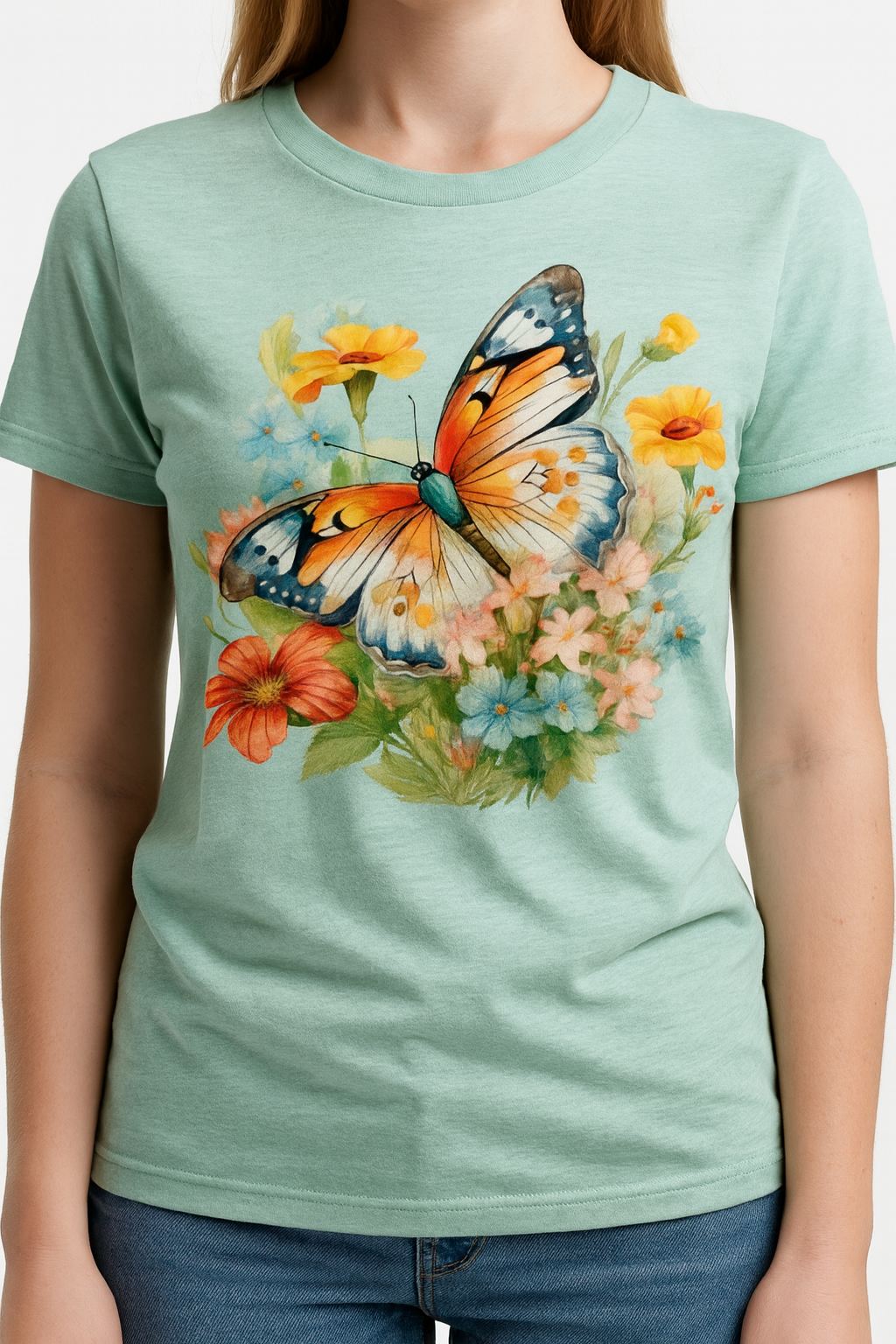 Mariposa flores colores