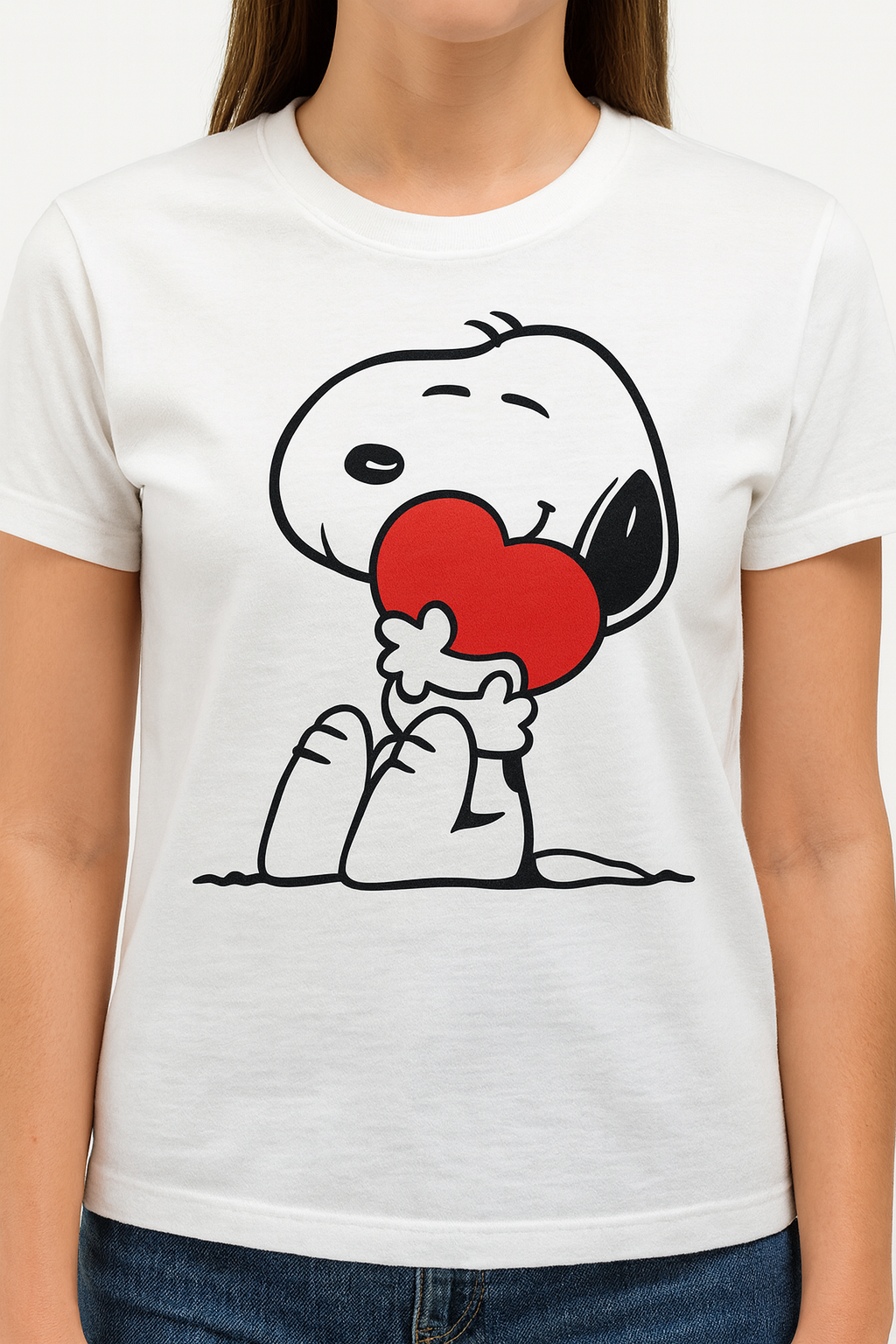Snoopy Corazon Rojo